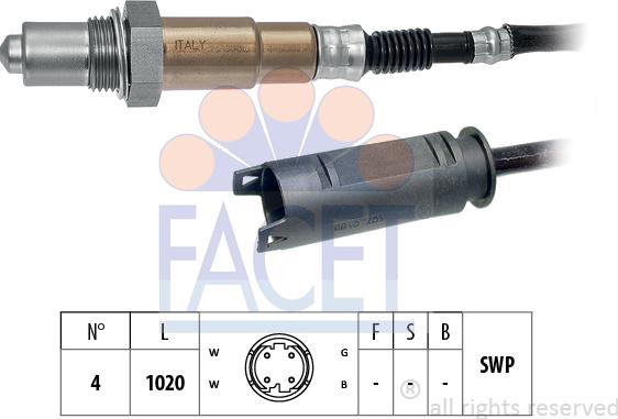 FACET 10.8213 - Sonda lambda www.autoricambit.com