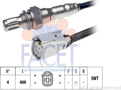 FACET 10.8217 - Sonda lambda www.autoricambit.com