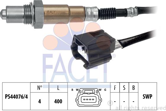 FACET 10.8226 - Sonda lambda www.autoricambit.com