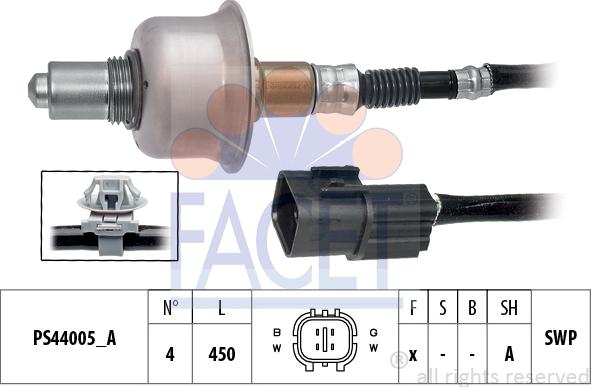 FACET 10.8279 - Sonda lambda www.autoricambit.com