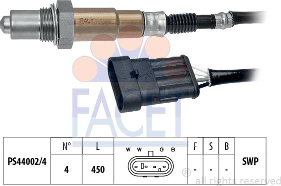 FACET 10.7945 - Sonda lambda www.autoricambit.com