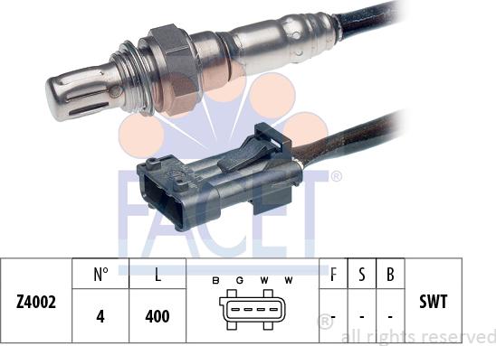 FACET 10.7403 - Sonda lambda www.autoricambit.com