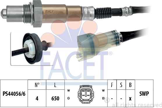 FACET 10.7487 - Sonda lambda www.autoricambit.com