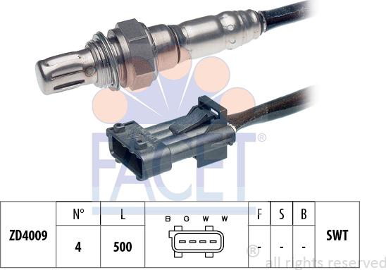 FACET 10.7432 - Sonda lambda www.autoricambit.com