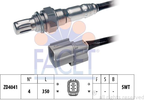 FACET 10.7572 - Sonda lambda www.autoricambit.com