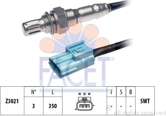 FACET 10.7624 - Sonda lambda www.autoricambit.com