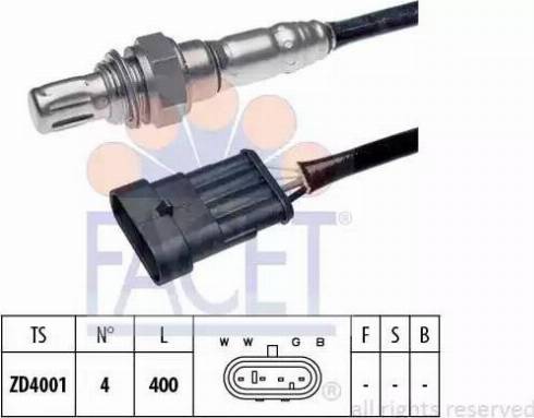 FACET 10.7670 - Sonda lambda www.autoricambit.com