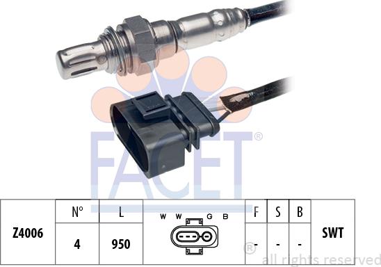 FACET 10.7049 - Sonda lambda www.autoricambit.com