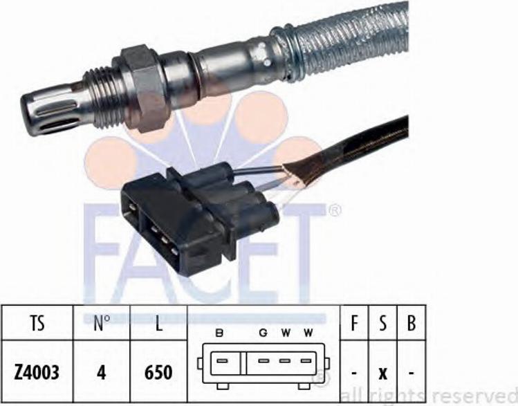 FACET 107056 - Sonda lambda www.autoricambit.com