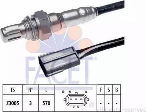 FACET 10.7053 - Sonda lambda www.autoricambit.com