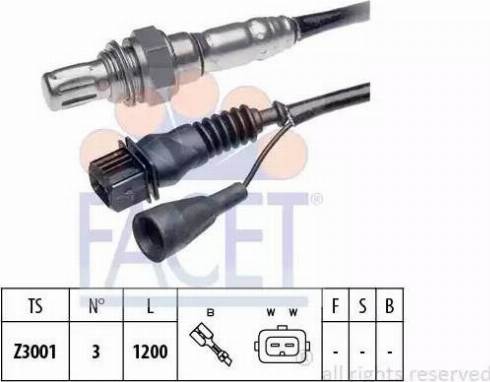 FACET 10.7028 - Sonda lambda www.autoricambit.com