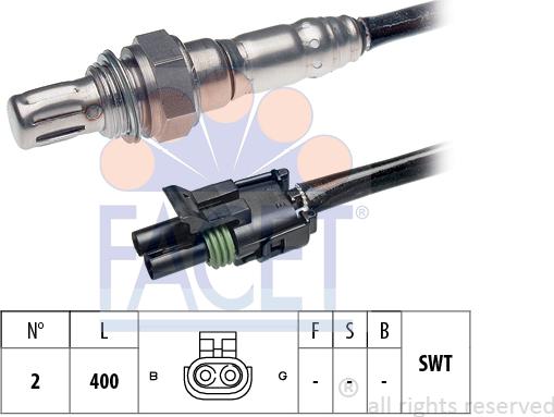 FACET 10.7074 - Sonda lambda www.autoricambit.com