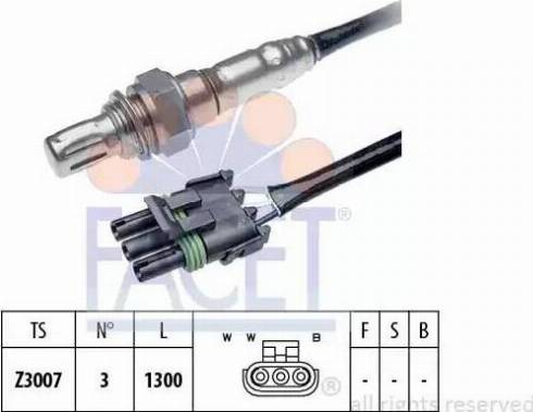 FACET 10.7076 - Sonda lambda www.autoricambit.com