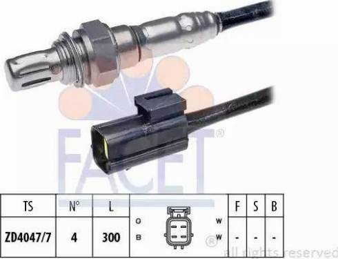 FACET 10.7197 - Sonda lambda www.autoricambit.com