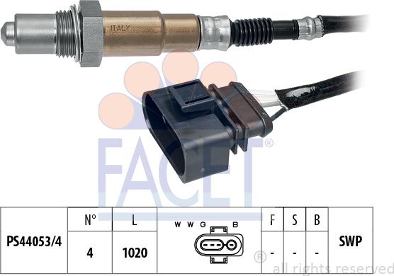 FACET 10.7148 - Sonda lambda www.autoricambit.com