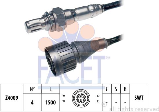 FACET 10.7184 - Sonda lambda www.autoricambit.com