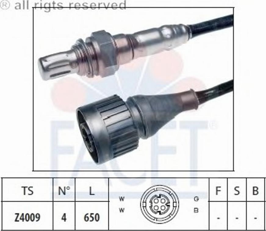 FACET 10.7187 - Sonda lambda www.autoricambit.com