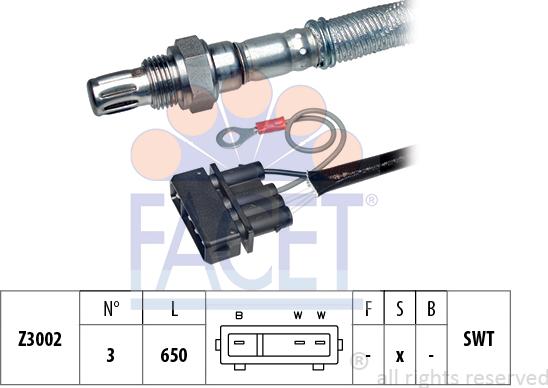 FACET 10.7347 - Sonda lambda www.autoricambit.com