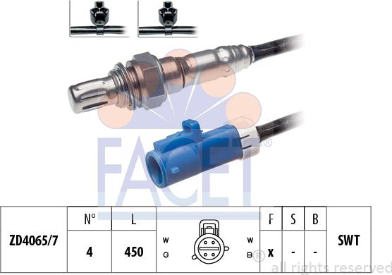 FACET 10.7321 - Sonda lambda www.autoricambit.com