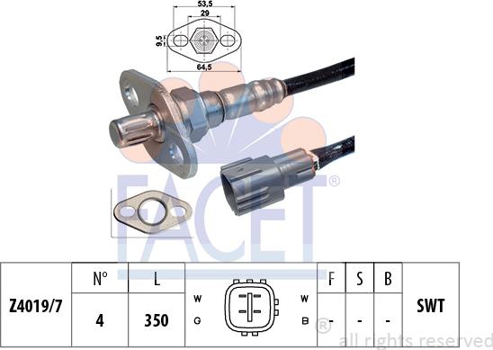 FACET 10.7370 - Sonda lambda www.autoricambit.com