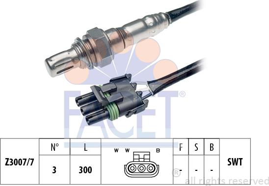 FACET 10.7264 - Sonda lambda www.autoricambit.com