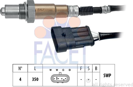 FACET 10.7213 - Sonda lambda www.autoricambit.com