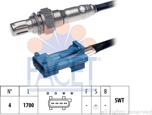 FACET 10.7224 - Sonda lambda www.autoricambit.com