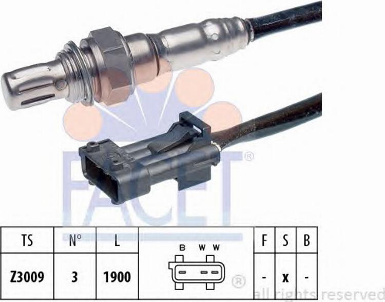 FACET 10.7220 - Sonda lambda www.autoricambit.com