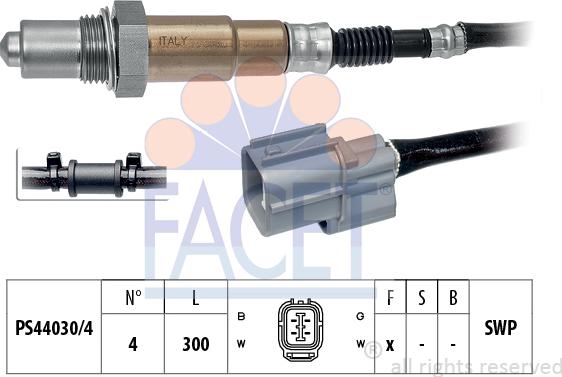 FACET 10.7725 - Sonda lambda www.autoricambit.com