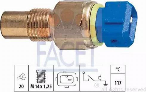 FACET 7.4060 - Sensore, Temperatura refrigerante www.autoricambit.com