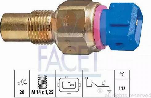 FACET 7.4109 - Sensore, Temperatura refrigerante www.autoricambit.com