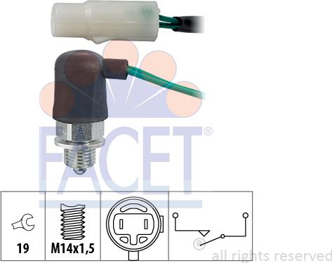 FACET 7.6179 - Interruttore, Luce di retromarcia www.autoricambit.com