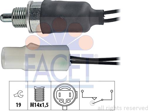 FACET 7.6173 - Interruttore, Luce di retromarcia www.autoricambit.com