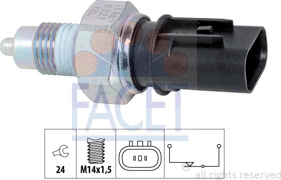 FACET 7.6327 - Interruttore, Luce di retromarcia www.autoricambit.com