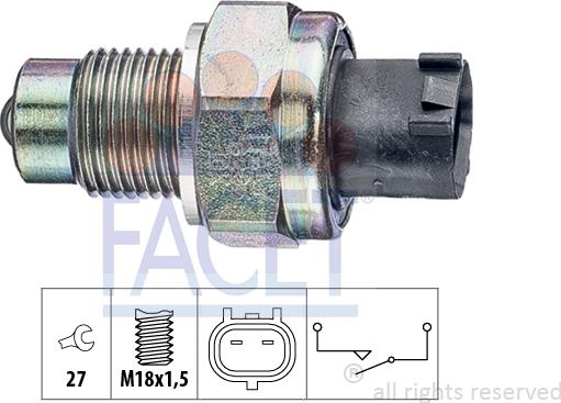 FACET 7.6295 - Interruttore, Luce di retromarcia www.autoricambit.com