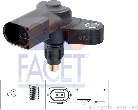 FACET 7.6253 - Interruttore, Luce di retromarcia www.autoricambit.com