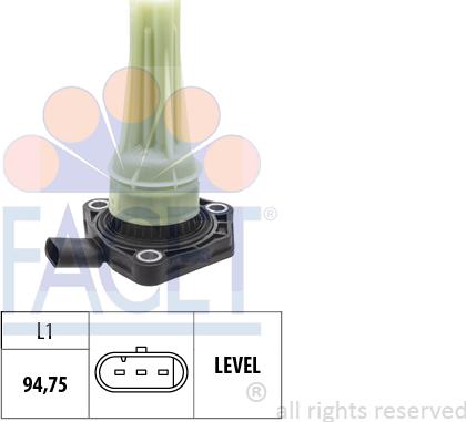 FACET 7.0244 - Sensore, Livello olio motore www.autoricambit.com