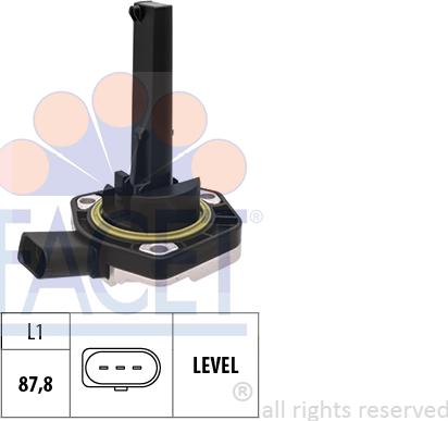 FACET 7.0236 - Sensore, Livello olio motore www.autoricambit.com