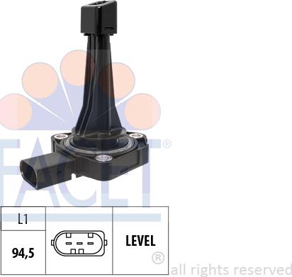 FACET 7.0225 - Sensore, Livello olio motore www.autoricambit.com