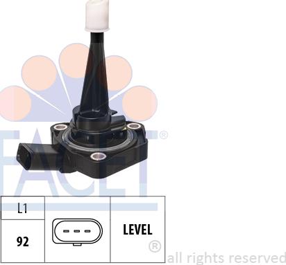 FACET 7.0228 - Sensore, Livello olio motore www.autoricambit.com