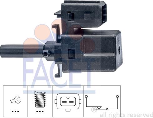 FACET 7.1188 - Innesto, Comando disinnesto frizione www.autoricambit.com