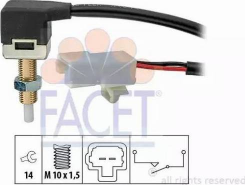 FACET 7.1296 - Comando, Azionamento freno (Controllo motore) www.autoricambit.com