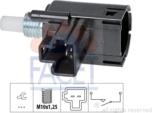 FACET 7.1257 - Innesto, Comando disinnesto frizione www.autoricambit.com