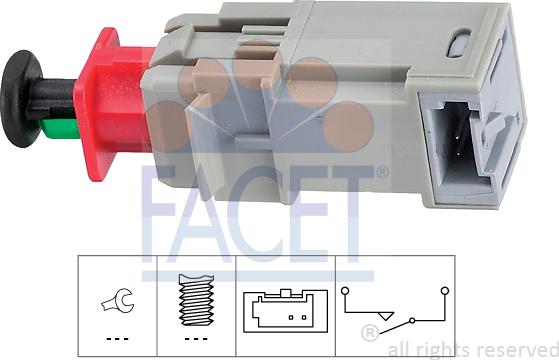 FACET 7.1207 - Innesto, Comando disinnesto frizione www.autoricambit.com