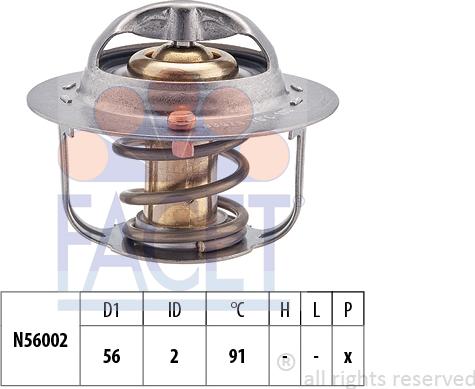 FACET 7.8953S - Termostato, Refrigerante www.autoricambit.com