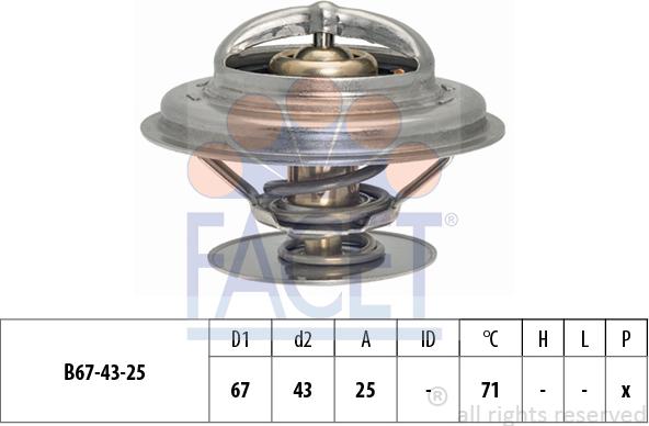 FACET 7.8979S - Termostato, Refrigerante www.autoricambit.com