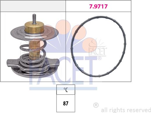 FACET 7.8442 - Termostato, Refrigerante www.autoricambit.com