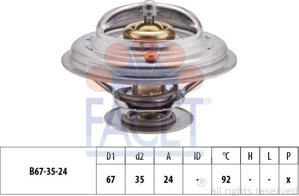 FACET 7.8401S - Termostato, Refrigerante www.autoricambit.com