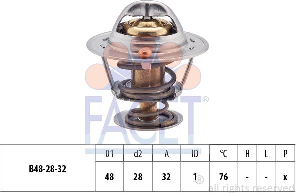 FACET 7.8418S - Termostato, Refrigerante www.autoricambit.com