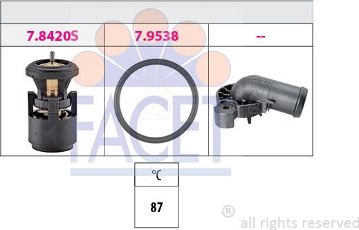 FACET 7.8561K - Termostato, Refrigerante www.autoricambit.com